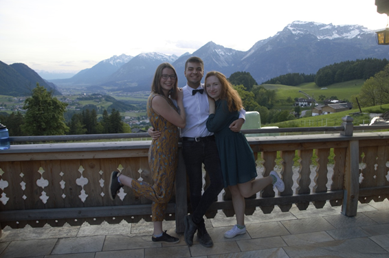 Retreat organizers, from left to right: Mel, Adrià and Fulvia