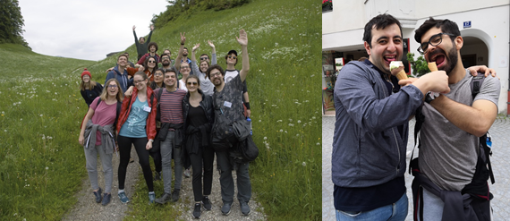 First day hikers and ice-cream reward!